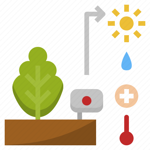 Fertilizaer, gardening, humidity, light, monitoring, plant, temperature icon - Download on Iconfinder