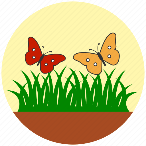 Eco, garden, ecology, grass, nature, butterfly, spring icon - Download on Iconfinder