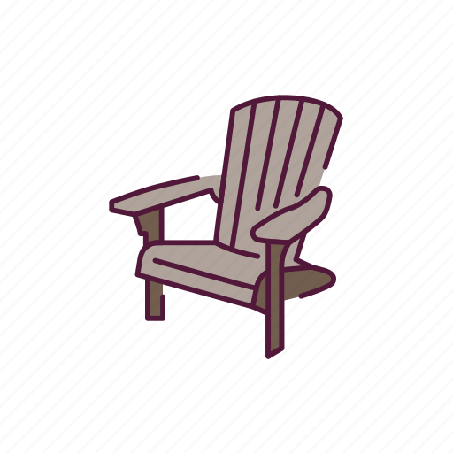 Adirondack, chair, garden icon - Download on Iconfinder
