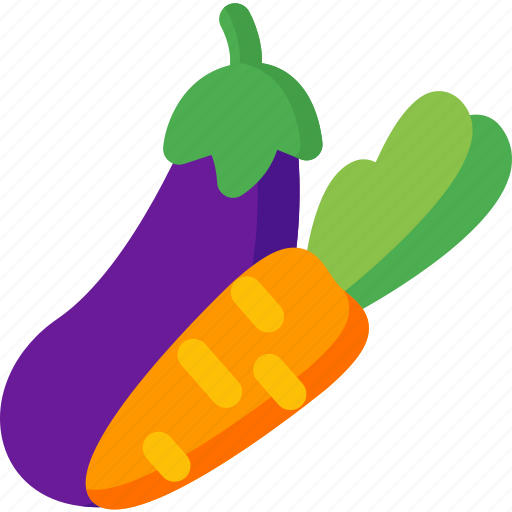 Vegetable, carrot, eggplant, food, fruit, healthy, organic icon - Download on Iconfinder