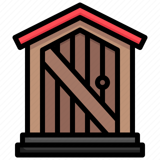 Garden, shed, wooden, house, architecture, city, yard icon - Download on Iconfinder