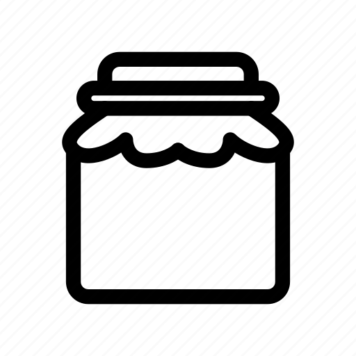 Honey, bee, jar, jam, container, harvest, can icon - Download on Iconfinder