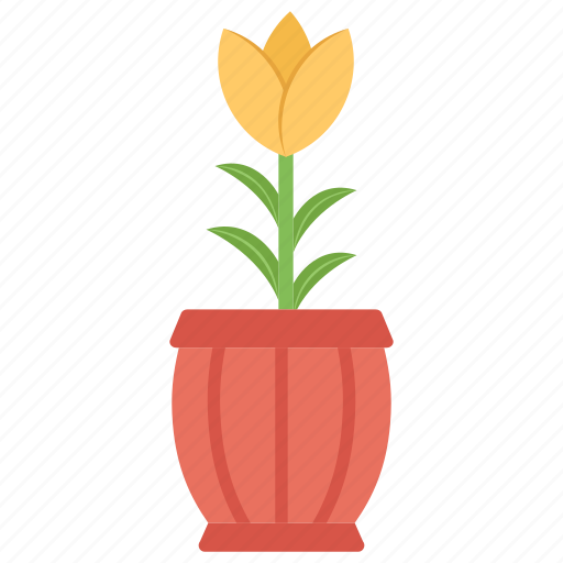 Flower, flower pot, home decoration, house plant, plant, pot plant icon - Download on Iconfinder