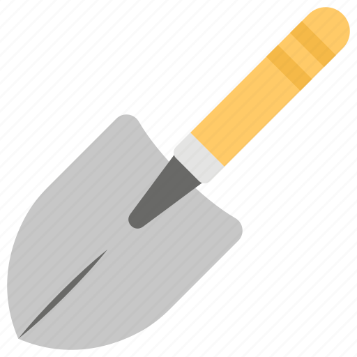 Farming equipment, gardening tool, shovel, spade, trowel icon - Download on Iconfinder
