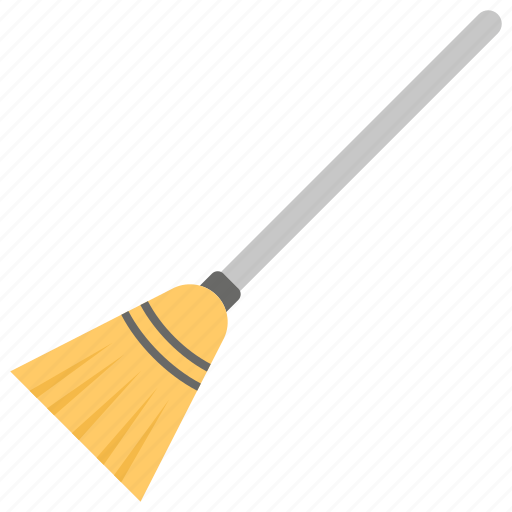 Broom, cleaning, gardening tool, husk broom, sweeping, sweeping floor icon - Download on Iconfinder