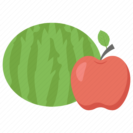 Apple, fruits, healthy food, organic fruits, watermelon icon - Download on Iconfinder