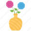 decorative vase, flower pot, flowers, interior decoration, vase 