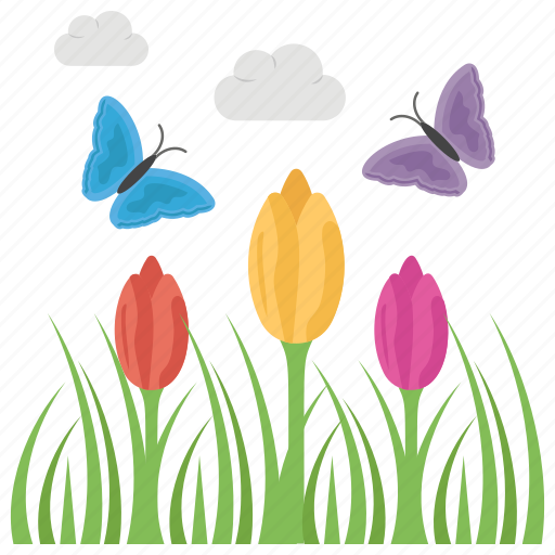 Conventional, floral fields, season, spring, weather icon - Download on Iconfinder