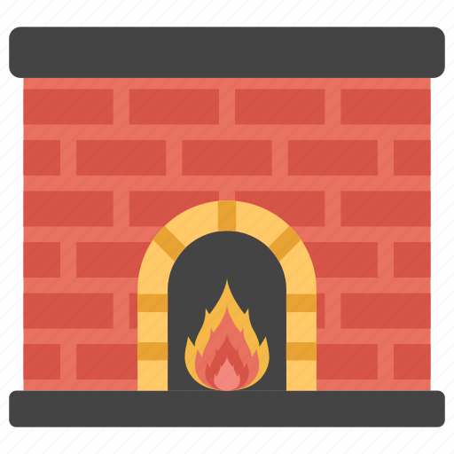 Campfire, fireplace, fireside, furnace, heating system icon - Download on Iconfinder