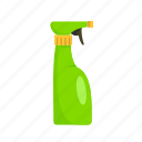 bottle, plastic, shadow, silhouette, spray, trigger, water