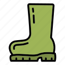 gardening, rubber, boot