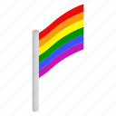 couple, homosexuality, isometric, rainbow, relationship, respect, sexuality