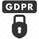 data, gdpr, closed, lock, secure, protection, safe