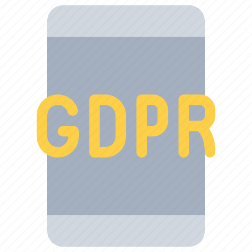 Gdpr, mobile, secure, security, smartphone icon - Download on Iconfinder