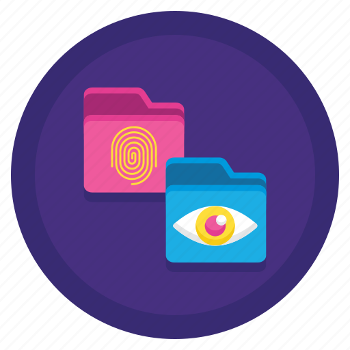 Biometric, data, eye, fingerprint, information, personal, scan icon - Download on Iconfinder