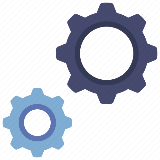 Big, and, small, cogs, engineering, engine, settings icon - Download on Iconfinder