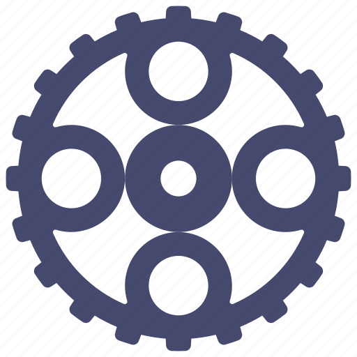 Complex, circles, gear, engineering, engine, settings icon - Download on Iconfinder