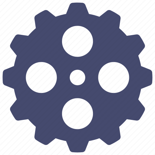 Gear, circular, holes, engineering, engine, settings icon - Download on Iconfinder