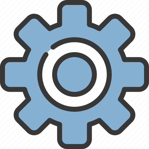Chunky, big, cog, engineering, engine, settings icon - Download on Iconfinder