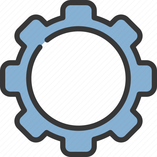 Chunky, square, cog, engineering, engine, settings icon - Download on Iconfinder