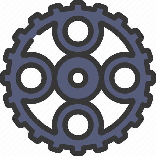 Complex, circles, gear, engineering, engine, settings icon - Download on Iconfinder