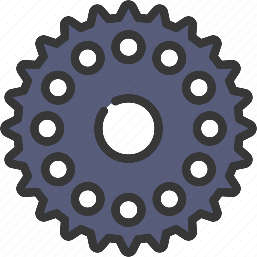 Cutout, holes, gear, engineering, engine, settings icon - Download on Iconfinder