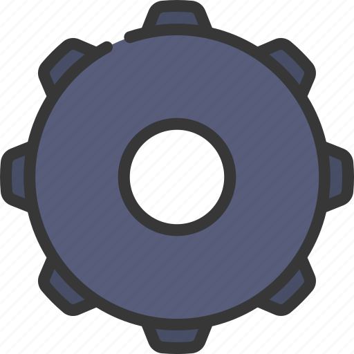 Small, point, large, gear, engineering, engine, settings icon - Download on Iconfinder