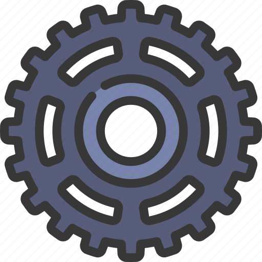 Squared, cutouts, gear, engineering, engine, settings icon - Download on Iconfinder