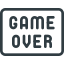 game, over, sign, video 
