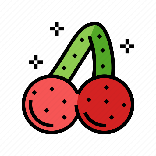 Cherry, jelly, candy, gummy, bear, fruit icon - Download on Iconfinder