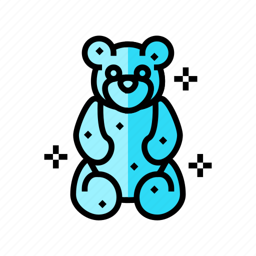 Jelly, bear, candy, gummy, fruit, gum icon - Download on Iconfinder