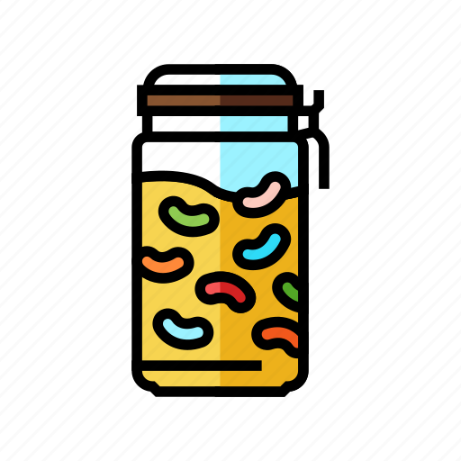 Jelly, jar, candy, gummy, bear, fruit icon - Download on Iconfinder