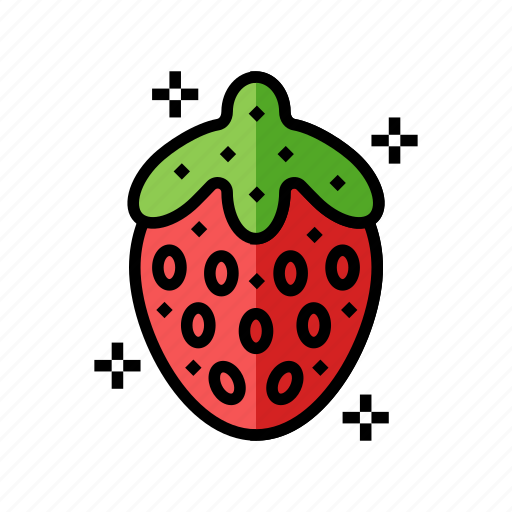 Strawberry, jelly, candy, gummy, bear, fruit icon - Download on Iconfinder