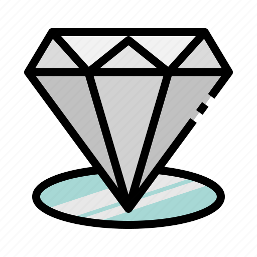 Diamond, gem, deluxe, values, location icon - Download on Iconfinder