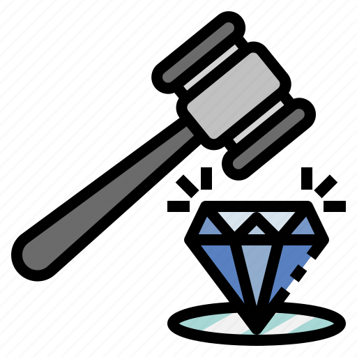 Smash, solidity, diamond, gemology, testing icon - Download on Iconfinder