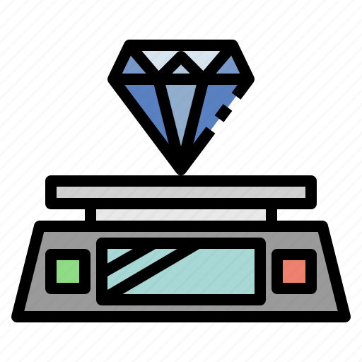 Weigh, diamond, gemology, valuable, jewel icon - Download on Iconfinder