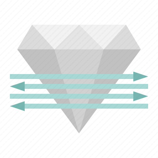 Transparent, diamond, crystal, gemology, light icon - Download on Iconfinder