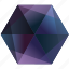 blue, gem, hexagon, la, lunar, purple, tumblr 