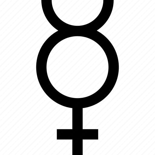 Gender, hermaphrodite, mercury, sex icon - Download on Iconfinder