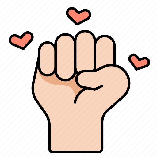 Hand, love, protest, pride, lgbtq, power, support icon - Download on Iconfinder