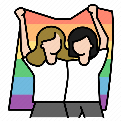 Pride, lesbian, sexuality, lgbtq, flag, love, partner icon - Download on Iconfinder