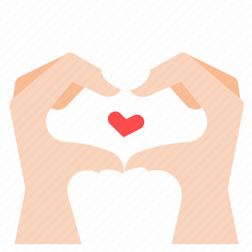 Heart, hand, love, sign, gesture, care, valentines icon - Download on Iconfinder