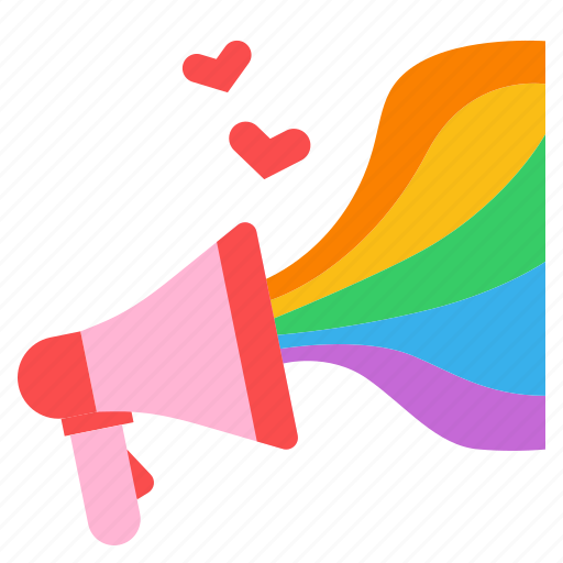 Speaker, love, lgbtq, promotion, sale, voive, announce icon - Download on Iconfinder