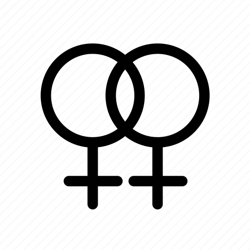 Female, gender, gender symbol, lesbian, sex icon - Download on Iconfinder
