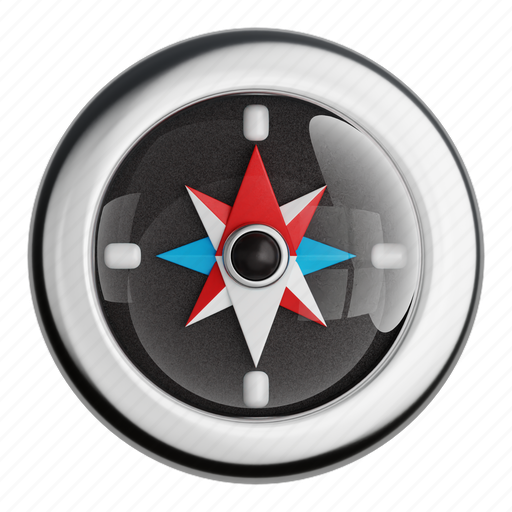 Compass, arrow, location, gps, tool, map, navigation icon - Download on Iconfinder