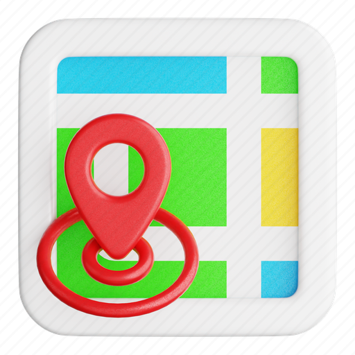 Map, maps, location, gps, marker, pin, style icon - Download on Iconfinder