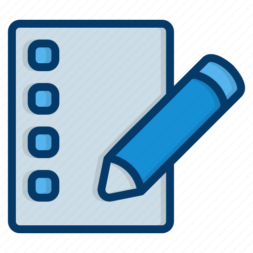 Edit, pencil, pen, document, contract, file, write icon - Download on Iconfinder
