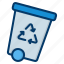 recycle, bin, delete, rubbish, trash, can, garbage 