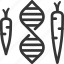 gene, genetically modified organisms, food, gmo, dna, fork, knife 