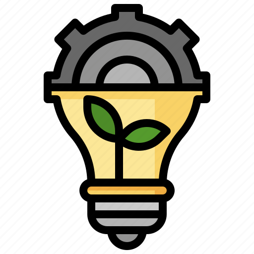 Bulb, ecology, environment, gear, idea, light, plant icon - Download on Iconfinder